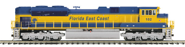 MTH 80-2021-1 Florida East Coast HO SD70M-2 Diesel Locomotive w/ PS 3.0 #102