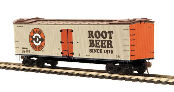 MTH 81-94006 A&W HO Scale R40-2 Woodside Reefer