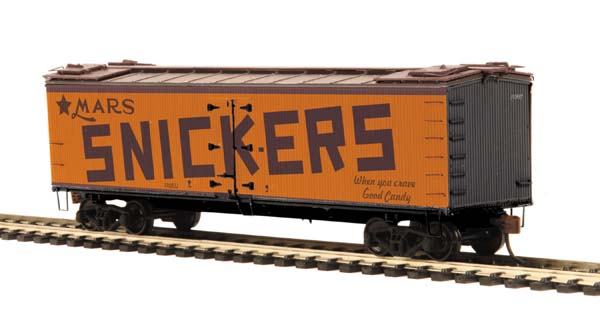 MTH 81-94007 Snickers HO Scale R-40-2 Woodside Reefer