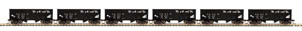 MTH 81-90027 HO Denver Rio Grande USRA 55-T Steel Twin Hopper Car Set (Set of 6)