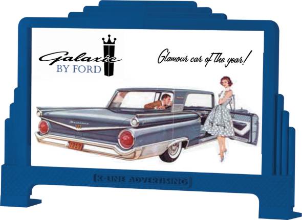 Lionel 6-22521 O 1959 Ford Billboard Set