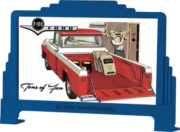 Lionel 6-22521 O 1959 Ford Billboard Set