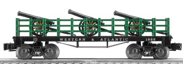 Lionel 6-39480 Western & Atlantic Flatcar with Cannons