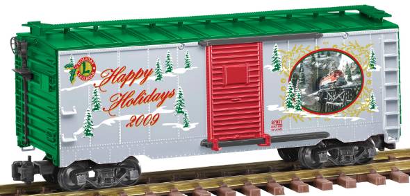 Lionel 8-87031 G Scale 2009 Christmas Boxcar