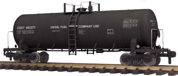 MTH 70-73033 G Scale CSX Unibody Tank Car #993371-72
