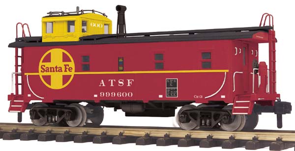 MTH 70-77034 G Santa Fe Offset Steel Caboose Car #999600