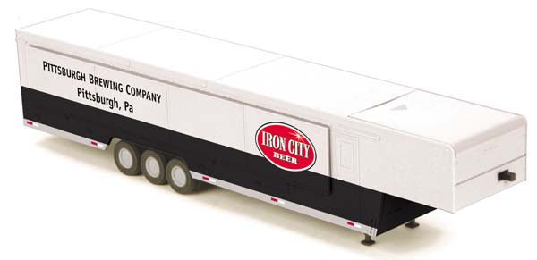 MTH 30-50050 O Gauge Pittsburgh Brewing Co. Vendor Trailer