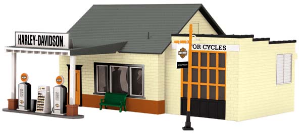 MTH 30-90327 Harley Davidson Country Gas Station