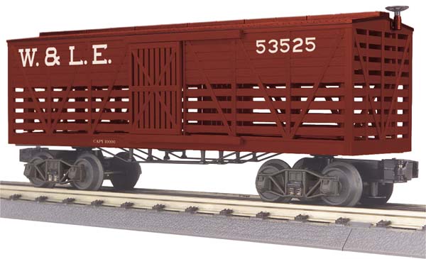 MTH 30-7180 O Gauge Wheeling & Lake Erie 19th Century Stock Car #53525