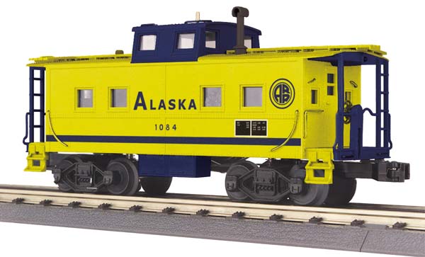 MTH 30-77175 O Gauge Alaska Steel Caboose
