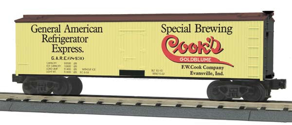 MTH 30-78108 O Gauge Cook's Goldblume Reefer Car #68430