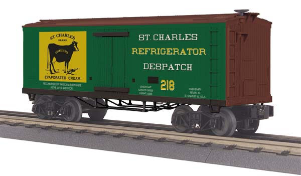 MTH 30-78113 O Gauge St. Charles Refrigerator Despatch 19th Century Reefer #218