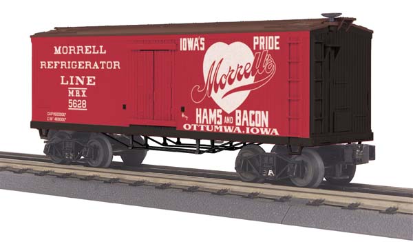 MTH 30-78115 O Gauge Morrell Refrigertor Line 19th Century Reefer Car #5628