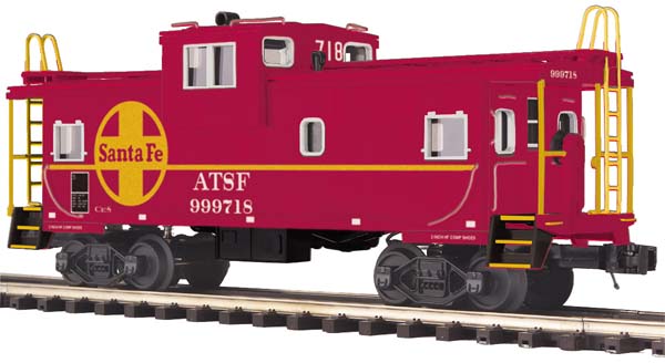 MTH 20-91312 Santa Fe Extended Vision Caboose #999718