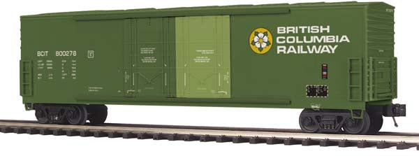 MTH 20-93484 O British Columbia Railway 50' Boxcar #800278