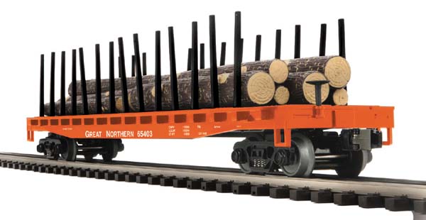 MTH 20-98715 Great Northern Flat Car w/Log Load