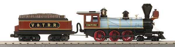 MTH 30-1537-1 Virginia & Truckee 4-6-0 Ten Wheeler Steam Engine & Tender w PS2