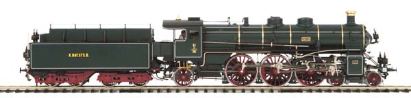 MTH 20-3399-1 KBayStsB G Scale S 3/6 Express Steam w/ P-S2 Hi-Rail Wheels