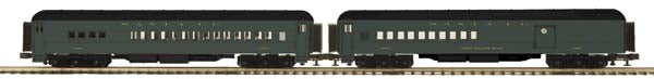 MTH 20-41006 O Santa Fe70' Madison Combine/Diner Set (Set of 2)