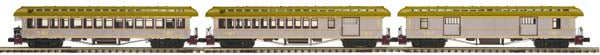 MTH 20-62035 O NY&NE 64' Woodside Passenger Add-On Set (Set of 3)