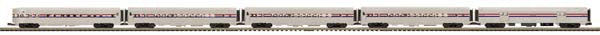 MTH 20-65151 O Amtrak Premier 70' Streamlined Passenger Car Set (Set of 5)