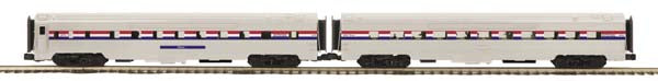 MTH 20-66151 O Amtrak Premier 70' Streamlined Sleeper/Diner Set (Set of 2)
