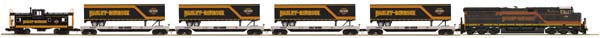 MTH 20-20007-1 Harley-Davidson ES44AC O Gauge Diesel Freight Train Set w/PS2