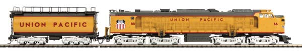 MTH 80-2053-1 Union Pacific Veranda Turbine & Tender Set w/P-S 3.0 #66