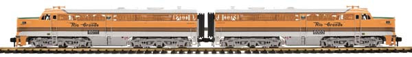 MTH 70-2037-1 G Rio Grande Alco PA AA Diesel Locomotive Set w/PS 2.0 (Set of 2)