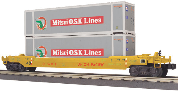 MTH 30-76295 O Gauge Union Pacific Husky Stack Car #548012