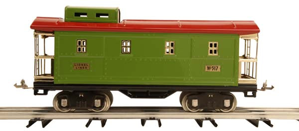 MTH 11-30020 Caboose #517 Green/Red