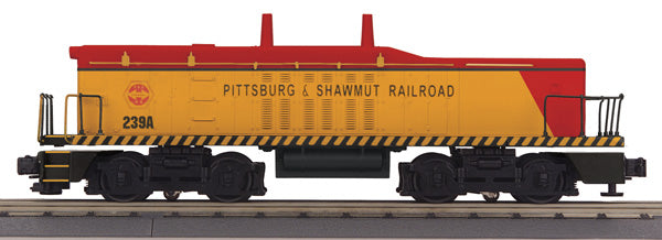 MTH 30-2886-3 O Pittsburg & Shawmut SW-9 Calf Non-Powered Diesel Switcher #239A