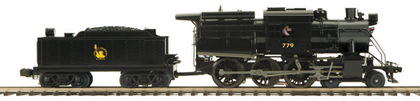 MTH 20-3357-1 O Scale Jersey Central 4-6-0 Camelback w/PS2 (Hi-Rail Wheels) #779