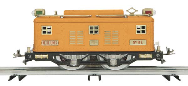 MTH 10-1276-1 Std. Gauge Tinplate #8E Electric Locomotive w/PS2