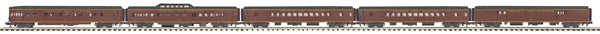 MTH 20-65145 O Norfolk & Western 70’ Streamlined Passenger Car Set (Set of 5)