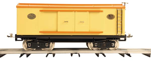 MTH 11-30006 Lionel No.214 Cream & Orange Box Car