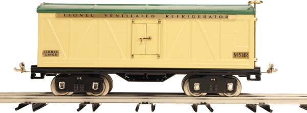 MTH 11-30017 Ivory & Pea w/Brass No.514R Car