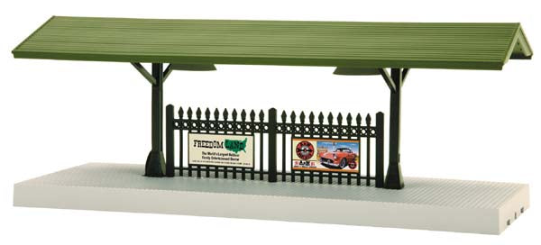 MTH 30-90315 Gray w/Green Roof Passenger Station Platform