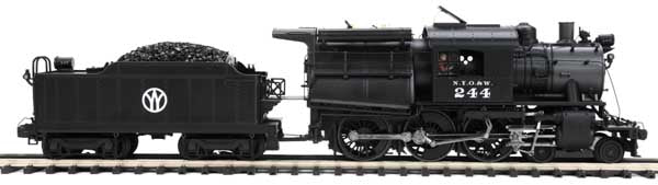 MTH 20-3358-1 New York Ontario & Western 4-6-0 Camelback Steam Engine w/PS2 #244