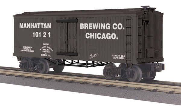 MTH 30-78045 O Gauge Manhattan Brewing Company Reefer