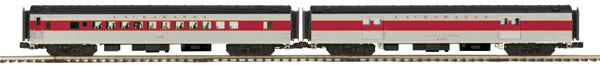 MTH 20-69134 Lackawanna 2-Car 70’ Baggage/Coach (Smooth)