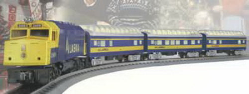 MTH 30-4055-1 O Gauge Alaska RailKing F40PH Diesel Train Set w/Proto-Sound 2.0