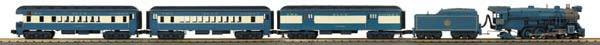 MTH 30-4192-1 Jersey Central RailKing 4-6-2 Bantam O Gauge Train Set w/PS 2.0