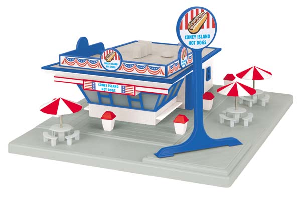 MTH 30-90309 Coney Island Hot Dogs Fast Food Restaurant Stand