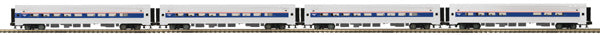 MTH 20-65143 O Amtrak Premier Amfleet Passenger Car Set (Set of 4)
