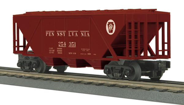 MTH 33-7510 O Pennsylvania 3-Bay Covered Hopper Car
