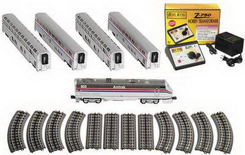 MTH 30-4018-0 O Gauge Amtrak RailKing Genesis Diesel Passenger Train Set w/Horn
