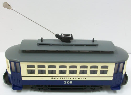 MTH 30-2562 O Gauge Main Street Bump-n-Go Trolley #209