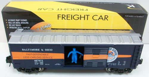 Lionel 6-22321 Baltimore Ohio Boxcar with Figure