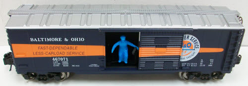 Lionel 6-22321 Baltimore Ohio Boxcar with Figure